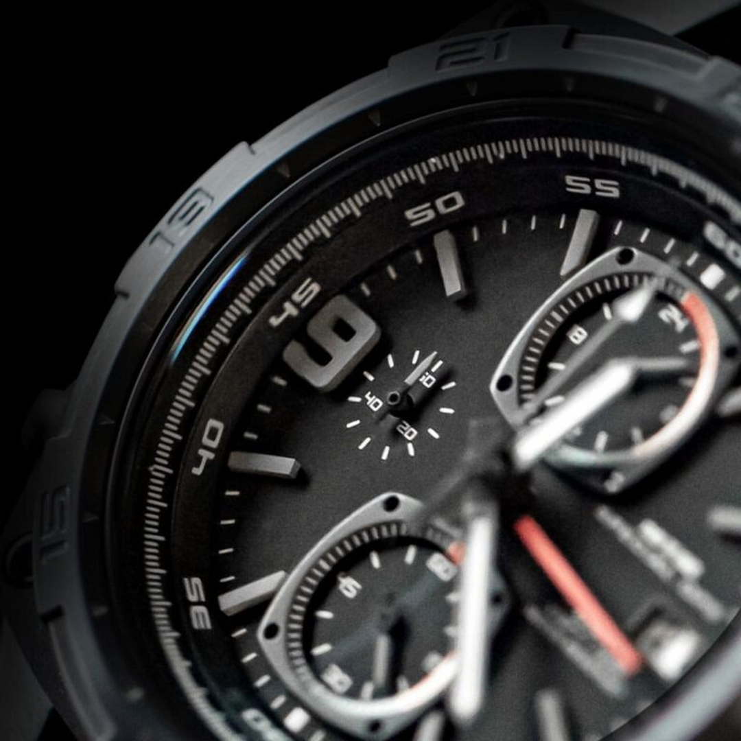 MTM Watches Cobra Black Carbon Lumi Titanium 35MM