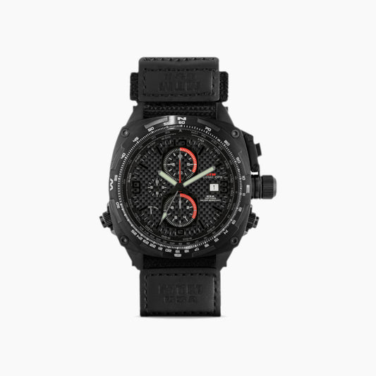 MTM Watches Cobra Black Carbon Lumi Titanium 44MM