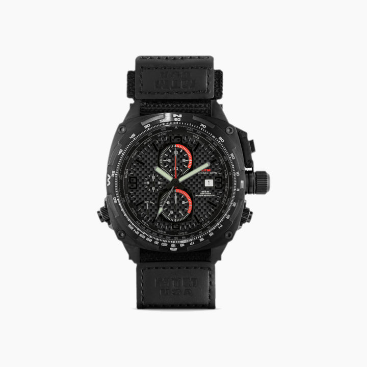 MTM Watches Cobra Black Carbon Lumi Titanium 44MM
