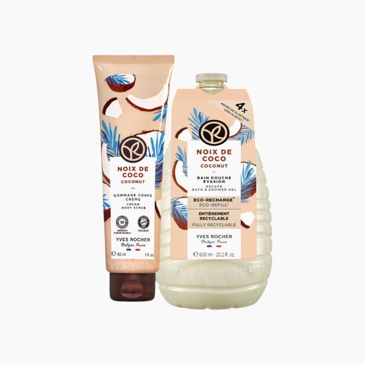 Yves Rocher Coconut Body Set - 2 Pieces