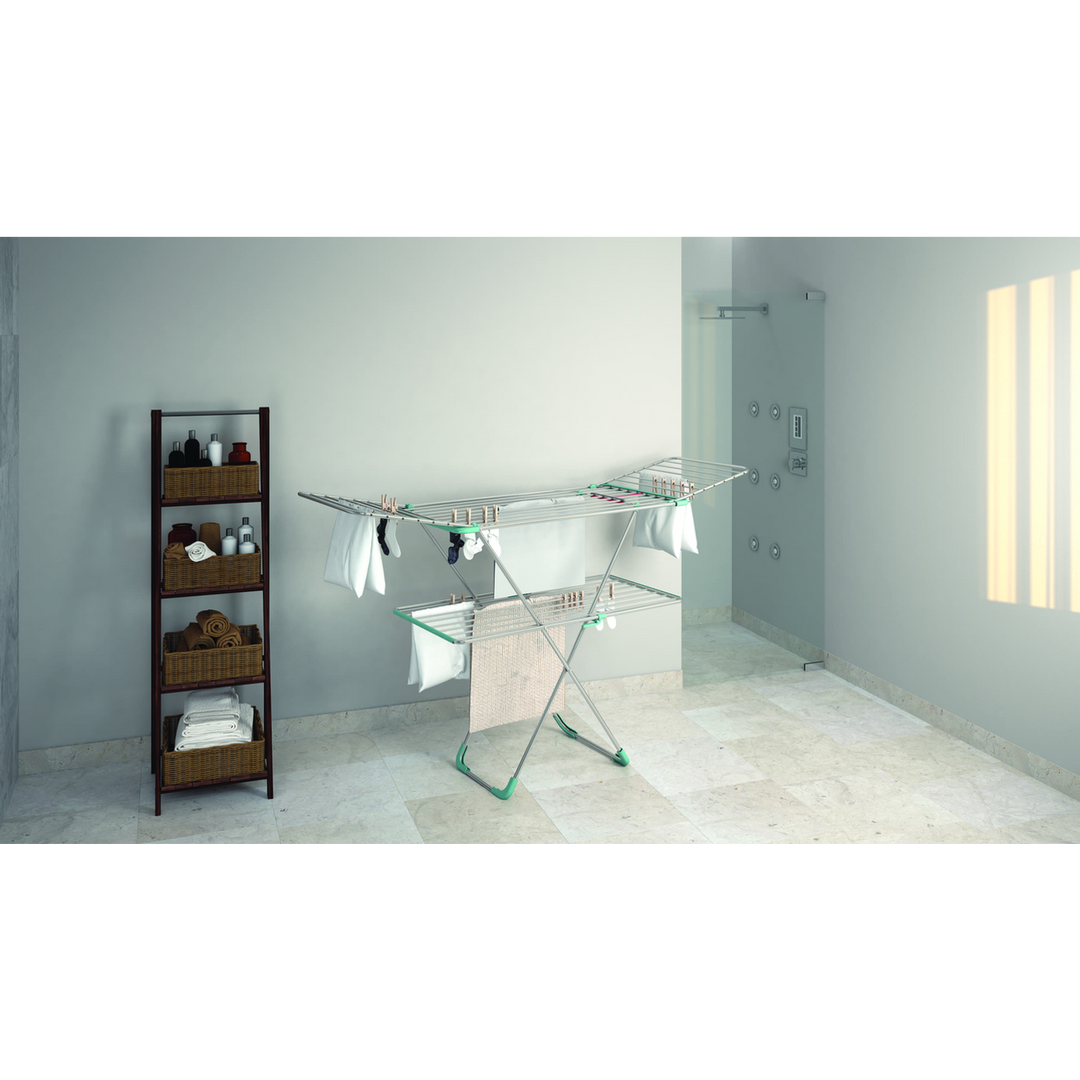 Colombo 2-Tier Clothes Airer 30 m - Silver