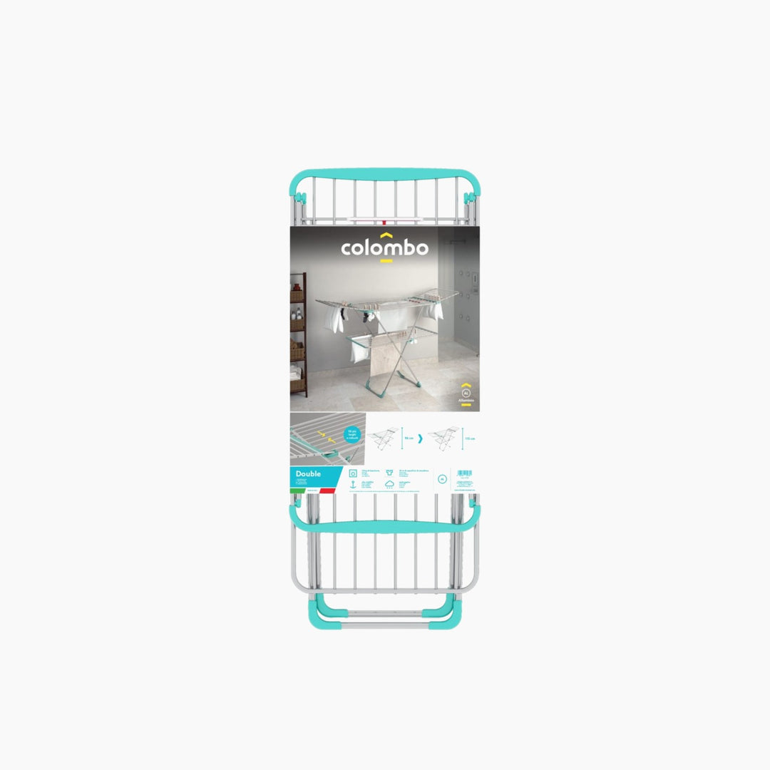 Colombo 2-Tier Clothes Airer 30 m - Silver