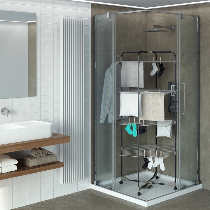Colombo Alpina Clothes Airer 40 m - Black