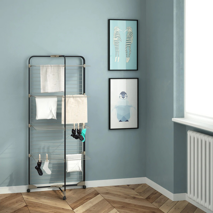 Colombo Alpina Clothes Airer 40 m - Black