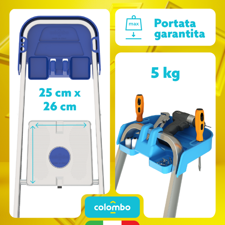Colombo Atlantica Ladder - Silver