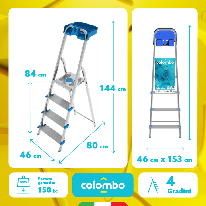 Colombo Atlantica Ladder - Silver
