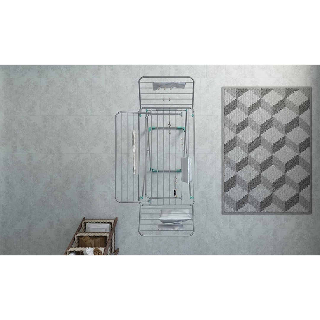 Colombo Flower Clothes Airer 30 m - Silver