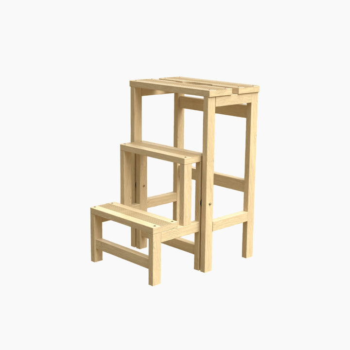 Colombo Ribaltino 3-Step Wooden Ladder