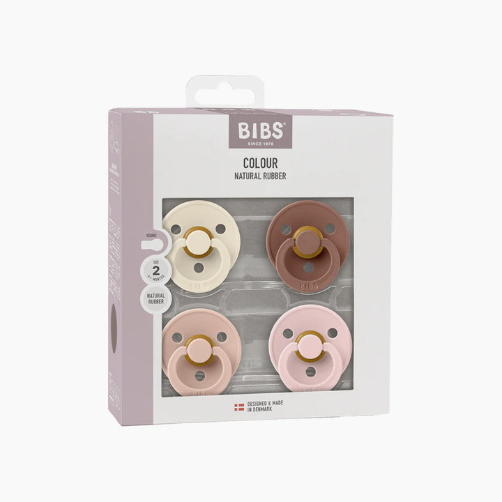 Bibs Size 1 pacifiers, pack of 4