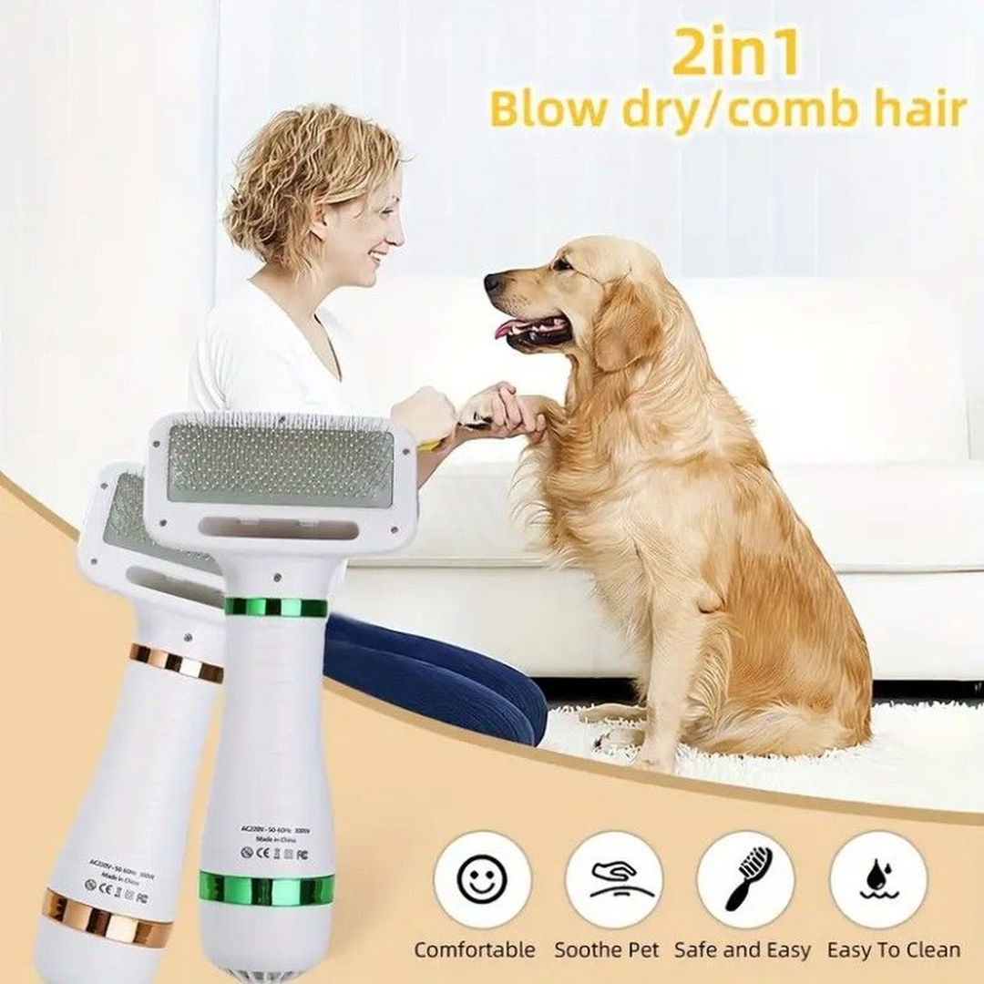 SMASOLO Comb with Hair Dryer for Pets
