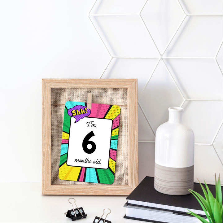 Twinkle &amp; Giraffe Milestone Cards Set of 25