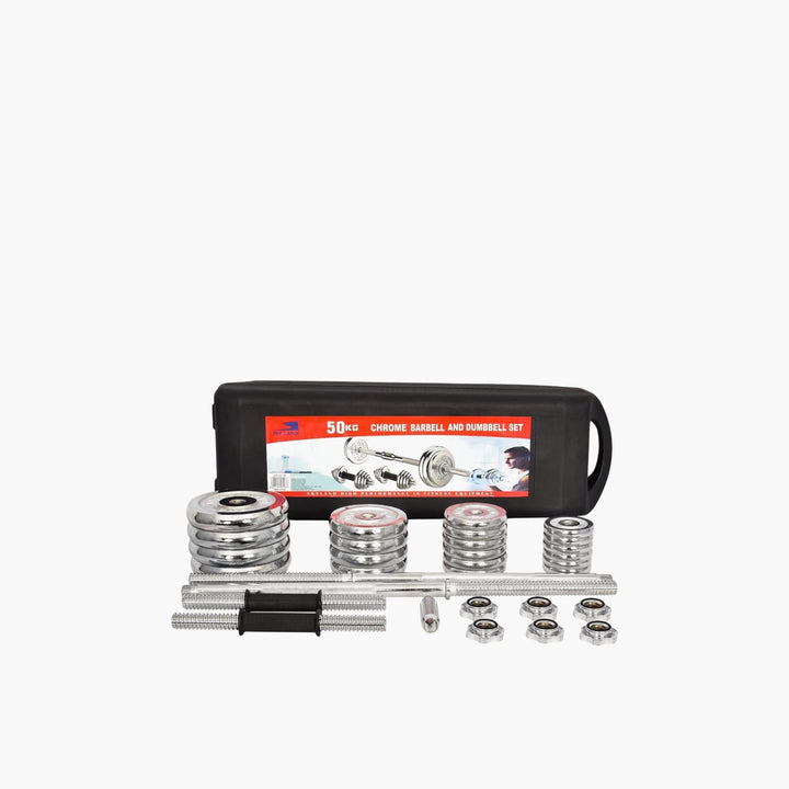 Complete Dani Chrome Iron Weight Set 50 kg