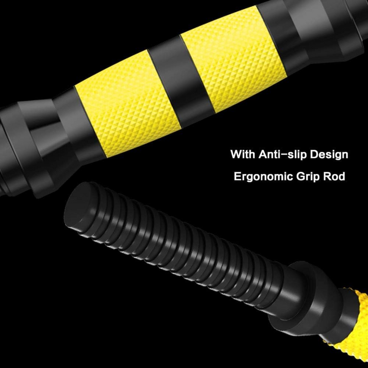 Complete Rubber-Coated Iron Weight Set