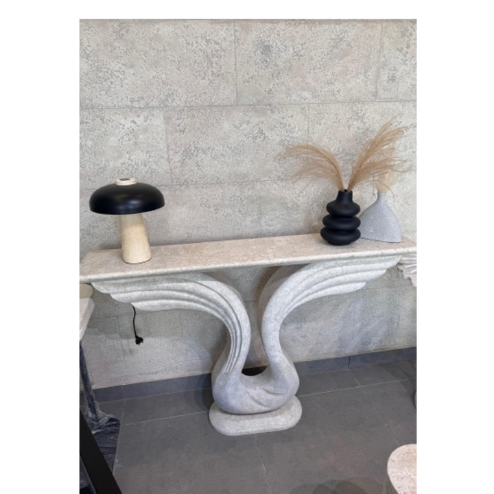 Wavy Sculptural Console Table