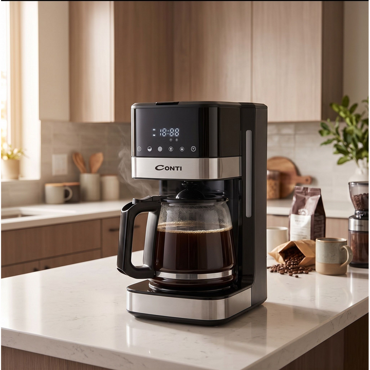 Conti American Coffee Maker, 11-Cup Capacity