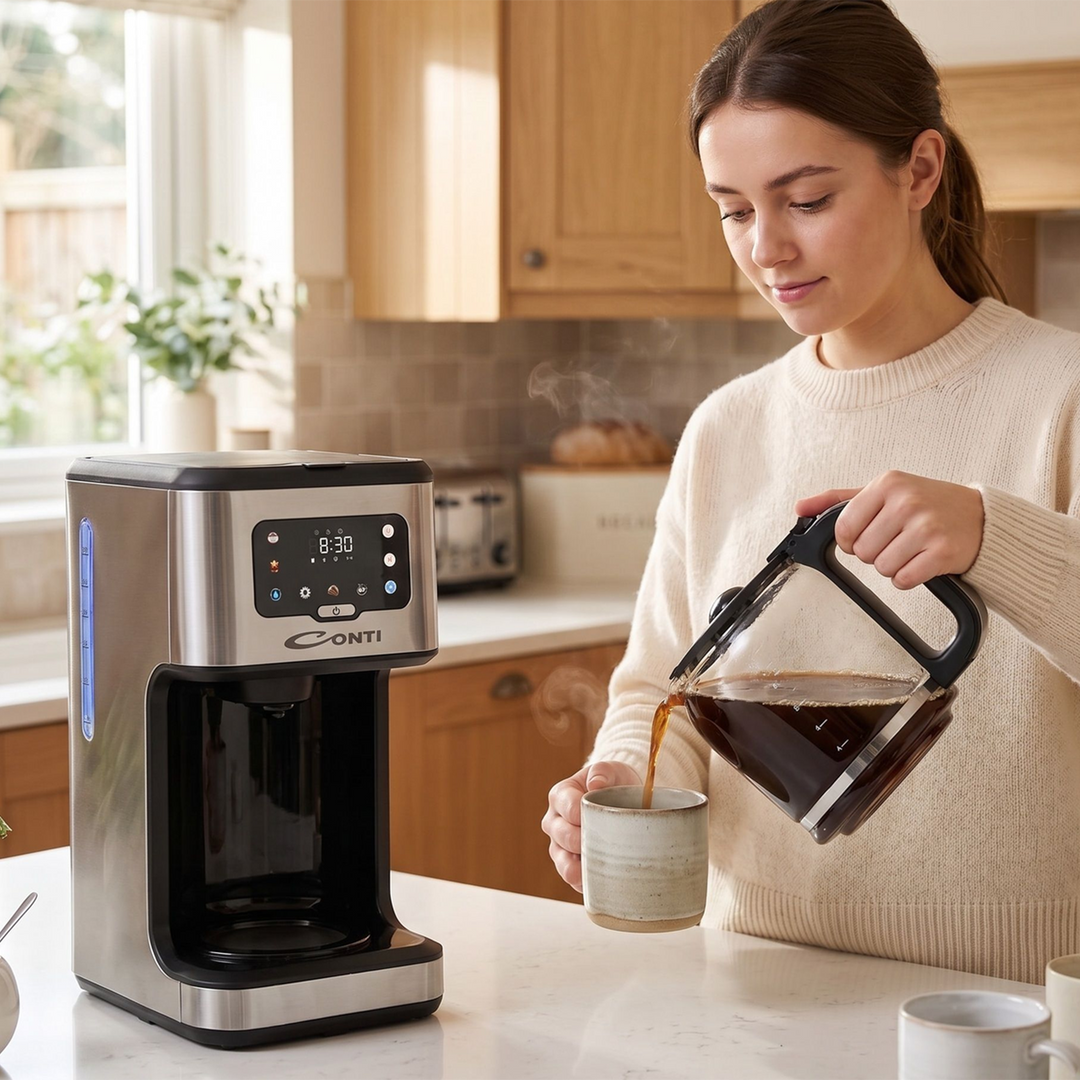 Conti American Coffee Maker, 17-Cup Capacity