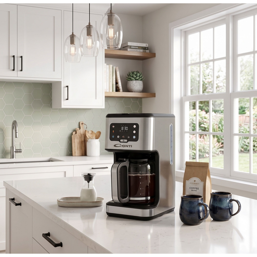 Conti American Coffee Maker, 17-Cup Capacity