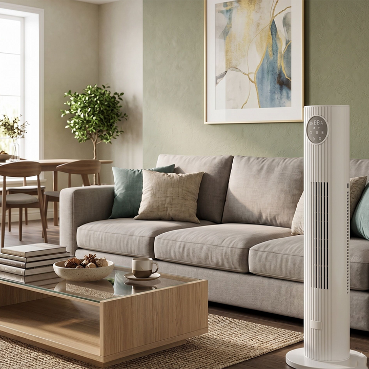 Conti Bladeless Vertical Fan with Remote