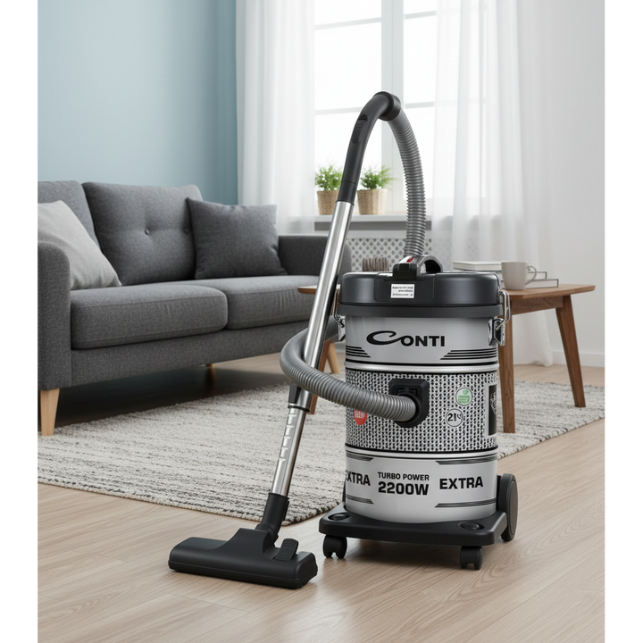 Conti Drum Vacuum Cleaner, 21L