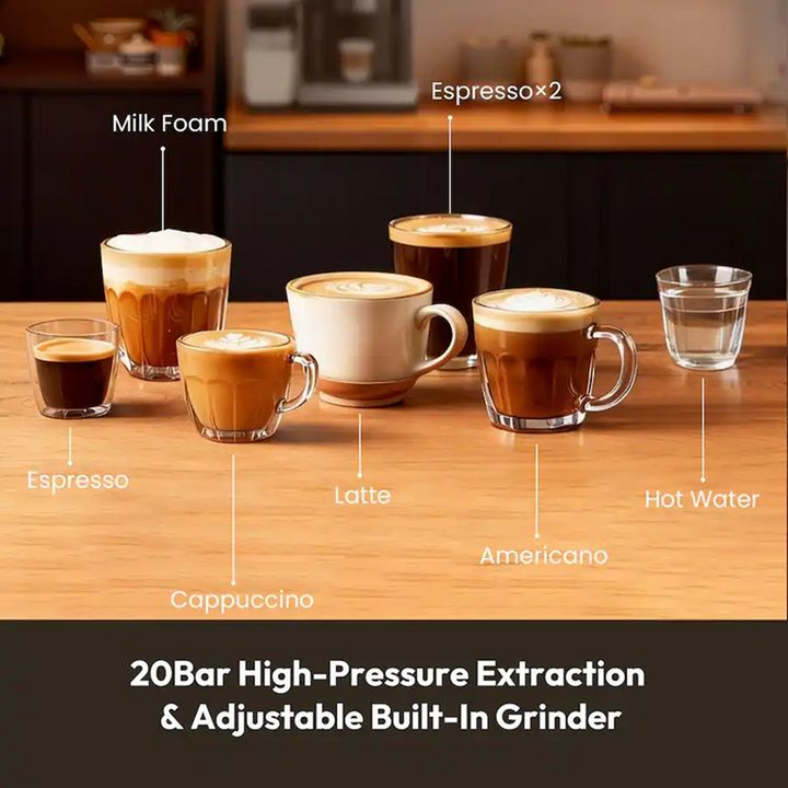 Conti Espresso Machine with Grinder