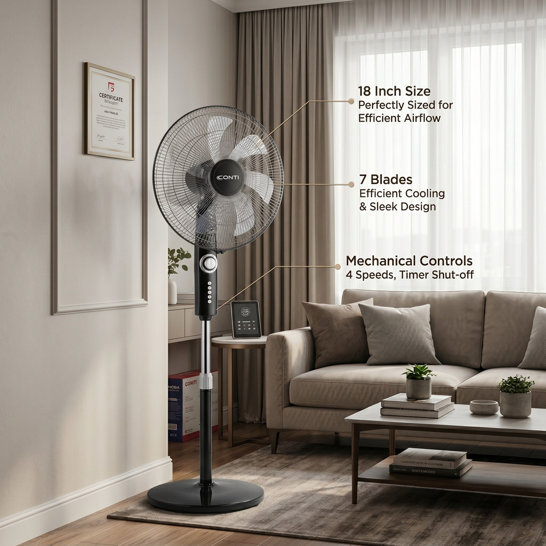 Conti Vertical Fan – 18 Inch