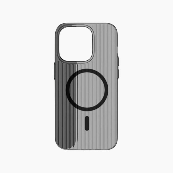Catchy Jo Corrugated Pattern iPhone Wireless Charger Case