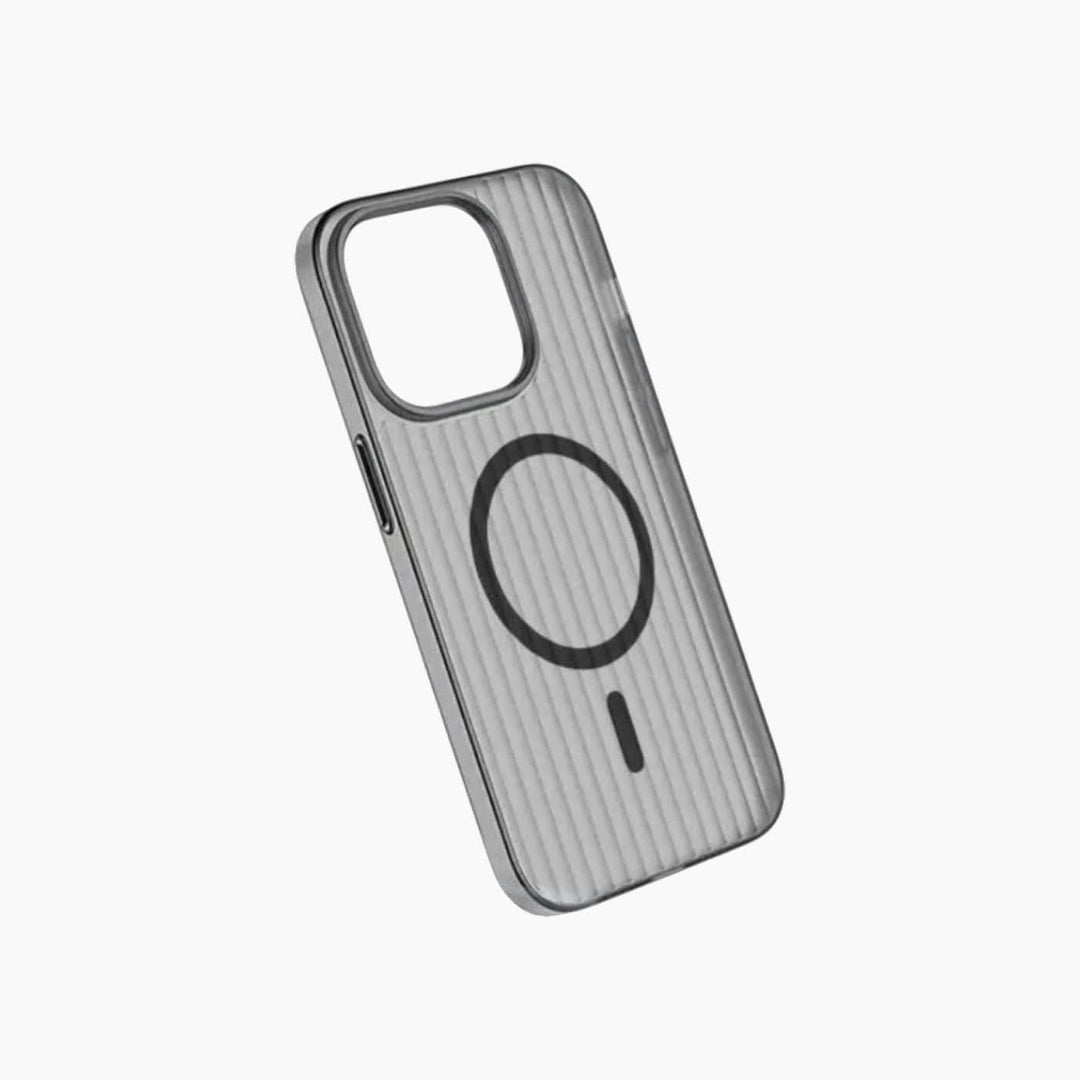 Catchy Jo Corrugated Pattern iPhone Wireless Charger Case