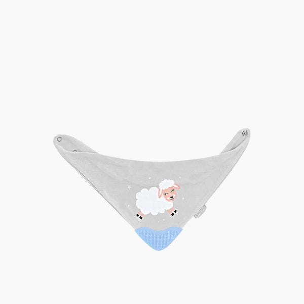 مريلة كاوبوي للأطفال، قطن ١٠٠٪، من عمر ٠ أشهر فما فوق - رمادي