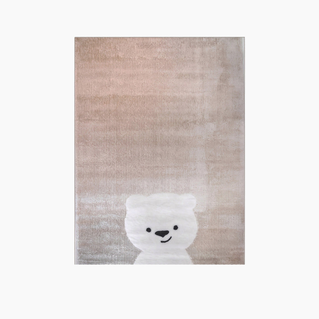 Cozy Bear Kids Rug – Beige Frost - HUNA