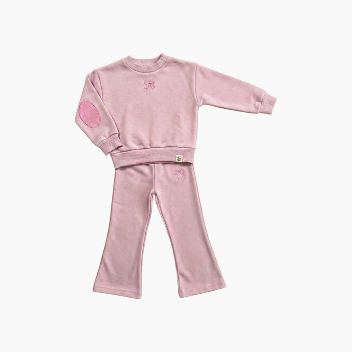 Cozy Kids Bow Set Outfit