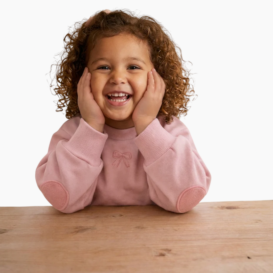 Cozy Kids Bow Set Outfit