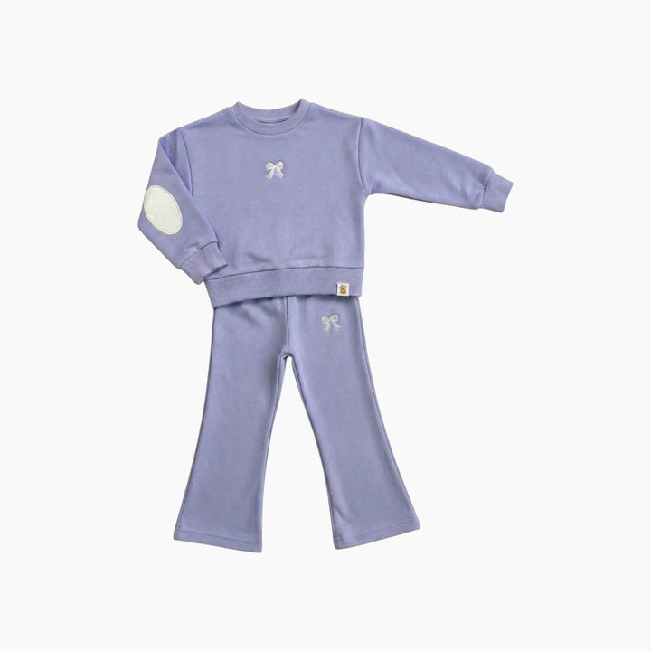Cozy Kids Bow Set Outfit