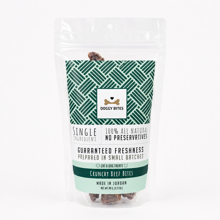 Doggy Bites Crunchy Beef Bites Dog Treats