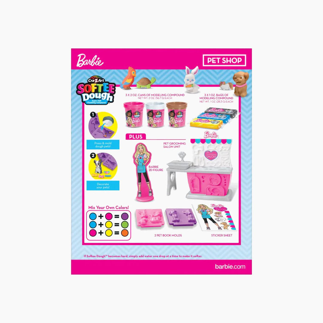 Cra-Z-Art Barbie Softee Dough Pet Shop - HUNA