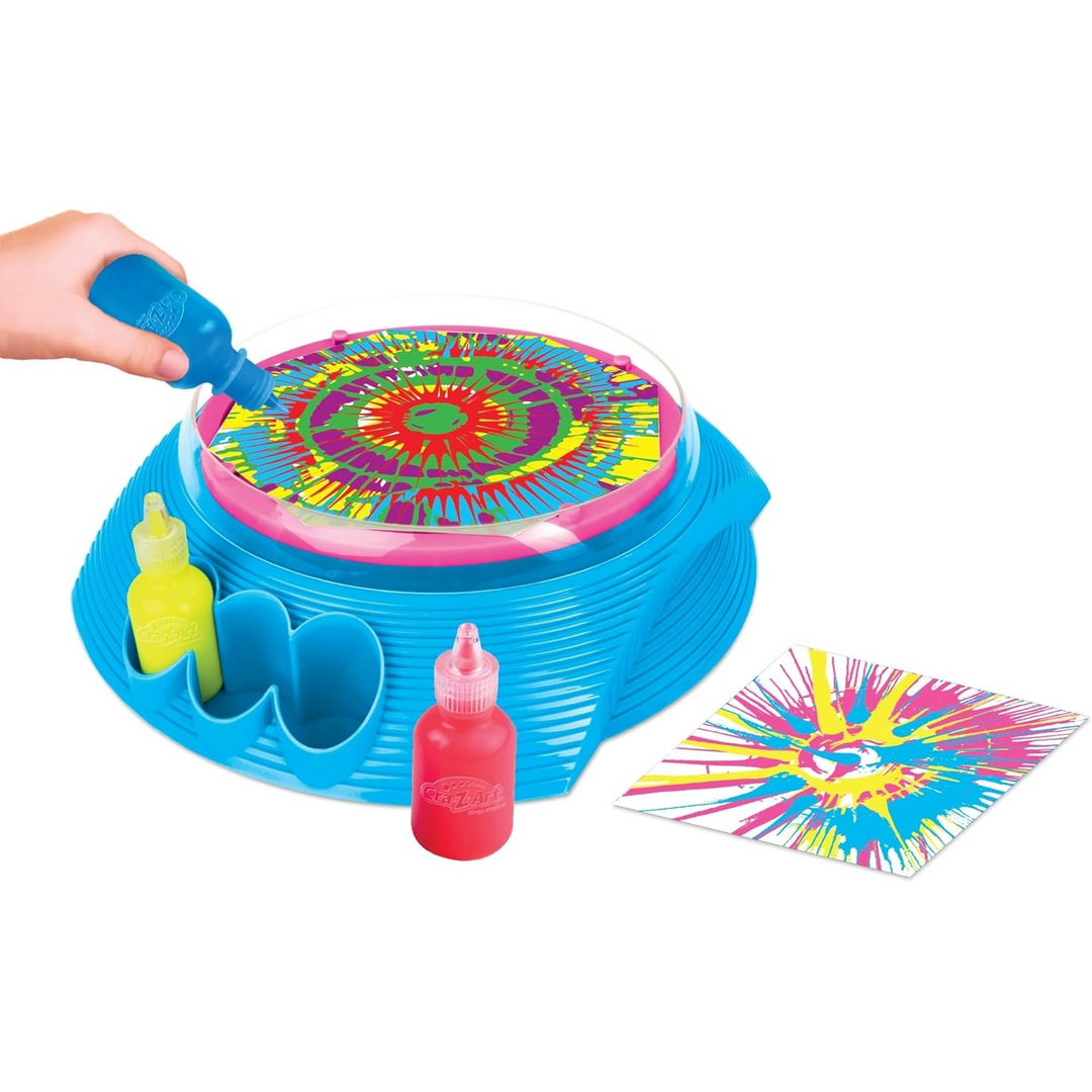 Cra-Z-Art Scented Spinning Art Machine with banana, blueberry, and cherry paints