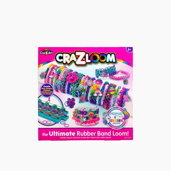 Cra-Z-Art Cra-Z-Loom Ultimate Rubber Band Loom Mermaid Tales And Unicorn Dreams