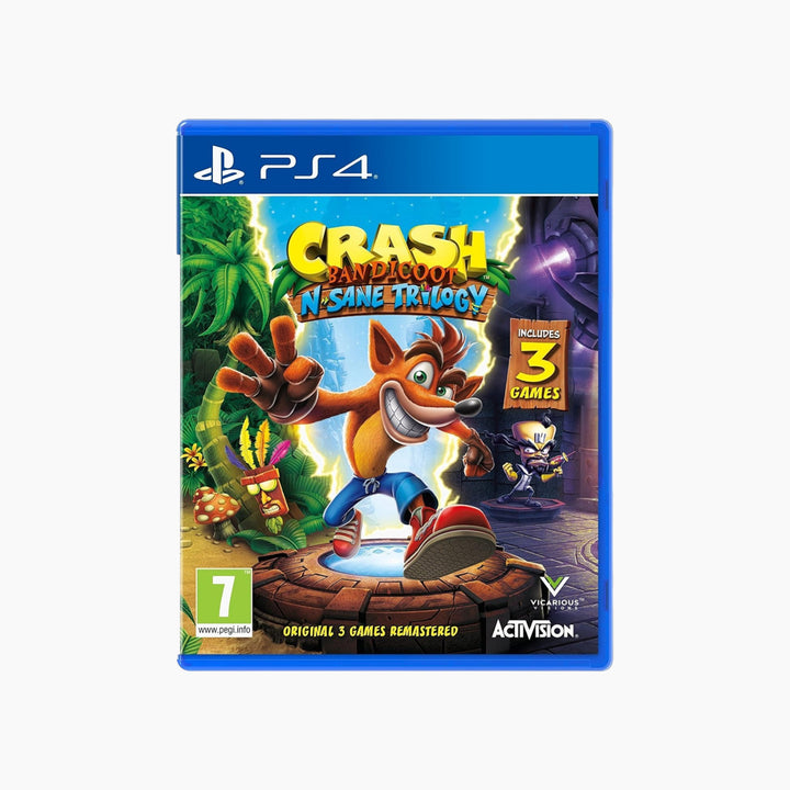Crash Bandicoot N. Sane Trilogy PS4 video game compilation