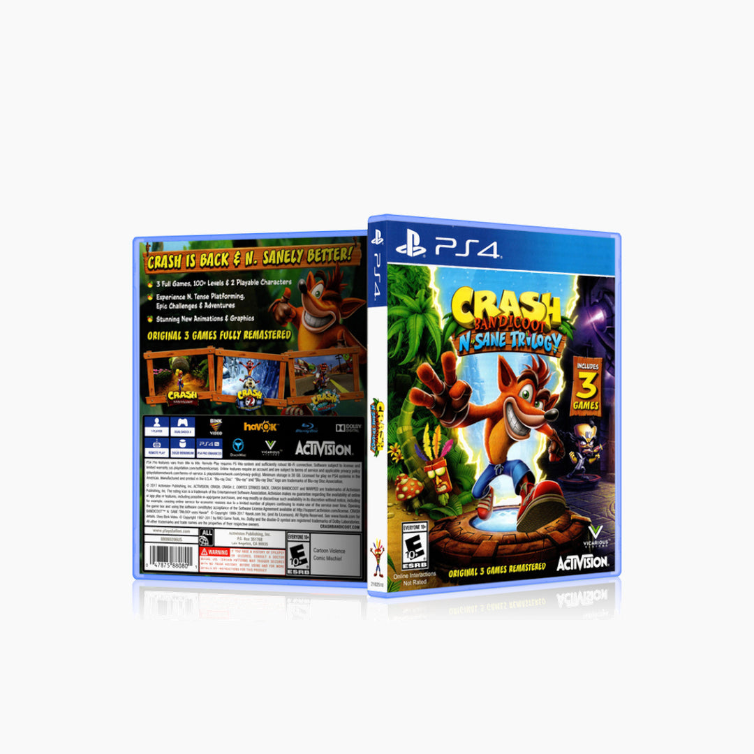 Crash Bandicoot N. Sane Trilogy PS4 video game compilation