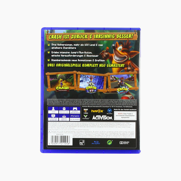 Crash Bandicoot N. Sane Trilogy PS4 video game compilation