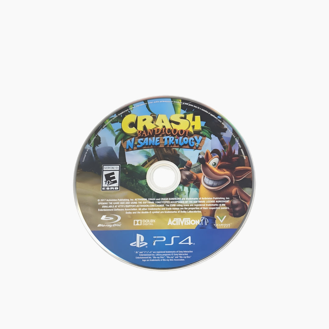 Crash Bandicoot N. Sane Trilogy PS4 video game compilation