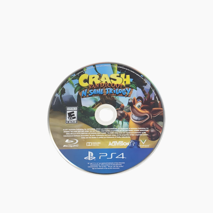 Crash Bandicoot N. Sane Trilogy PS4 video game compilation
