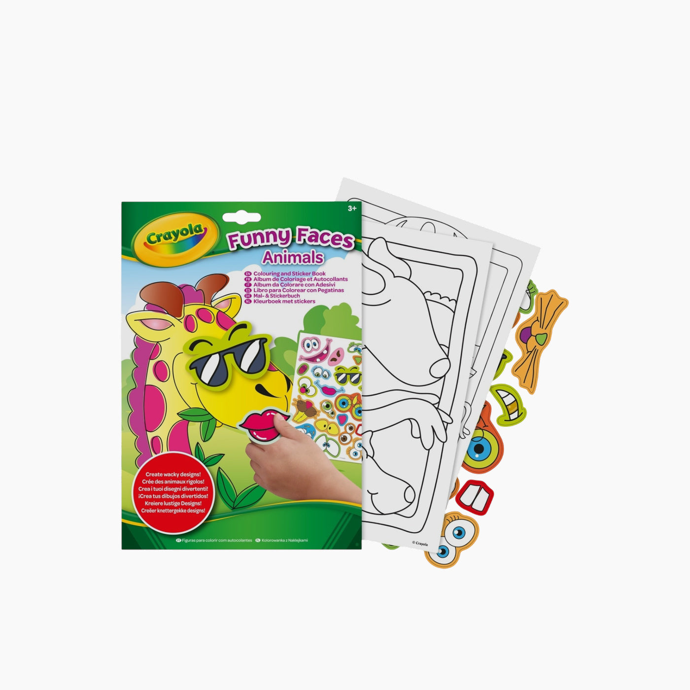 Crayola-Colour Book With Stickers - 28 X 21 X 1 Cm Crayola-Colour Book With Stickers - 28 X 21 X 1 Cm