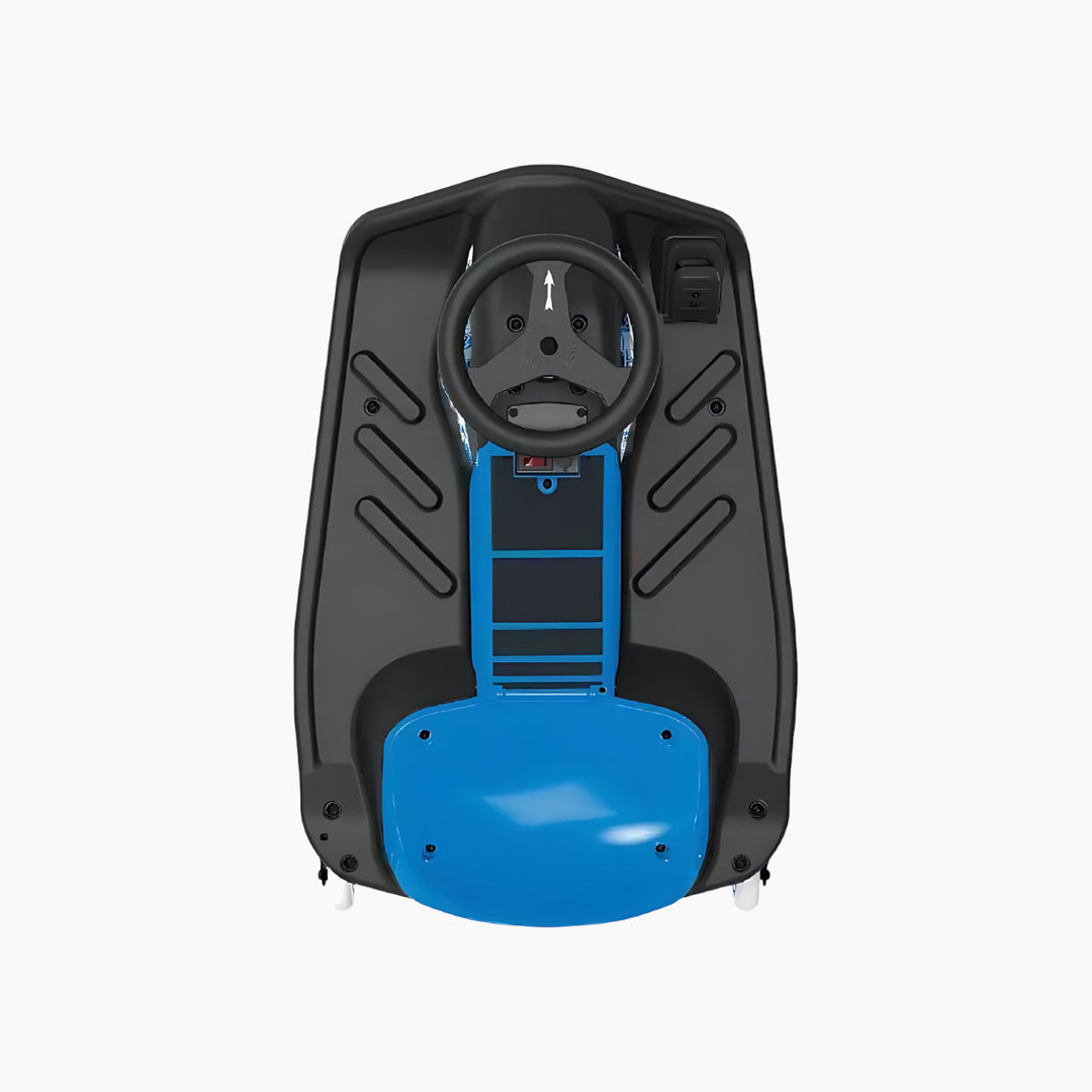 Razor Crazy Cart Shift electric riding toy in blue and black