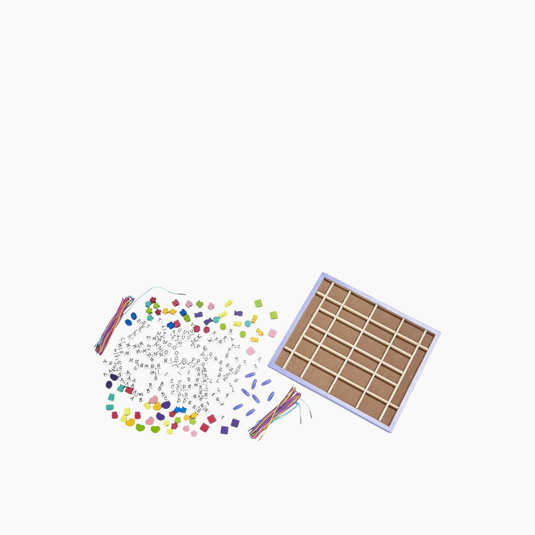 Melissa &amp; Doug Alphabet Beads Wooden Bead Kit - HUNA