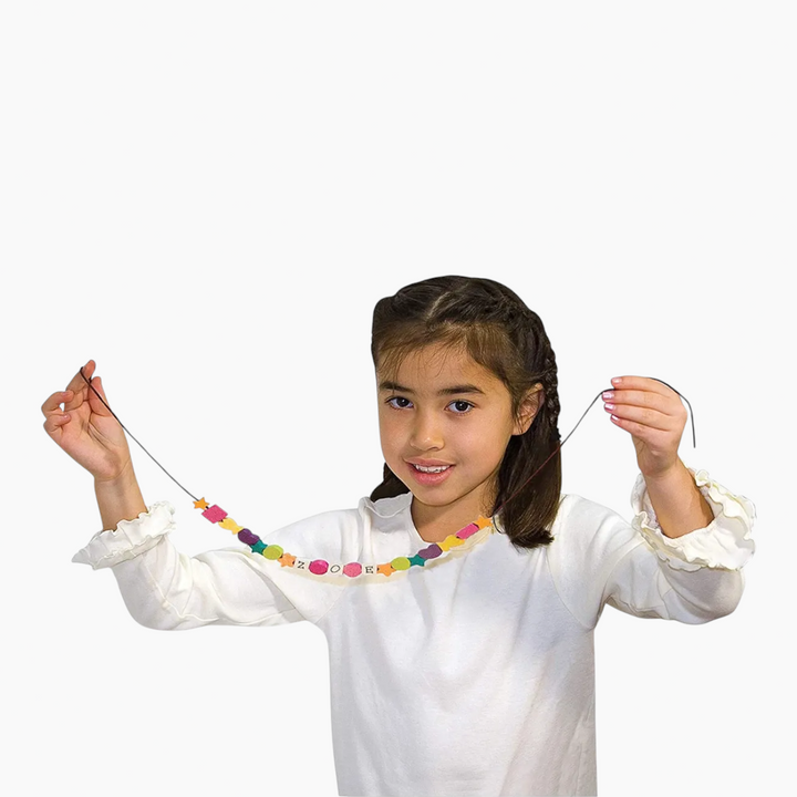 Melissa &amp; Doug Alphabet Beads Wooden Bead Kit - HUNA
