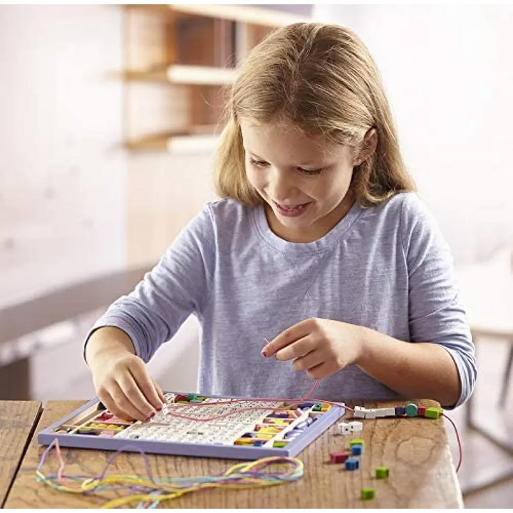 Melissa &amp; Doug Alphabet Beads Wooden Bead Kit - HUNA