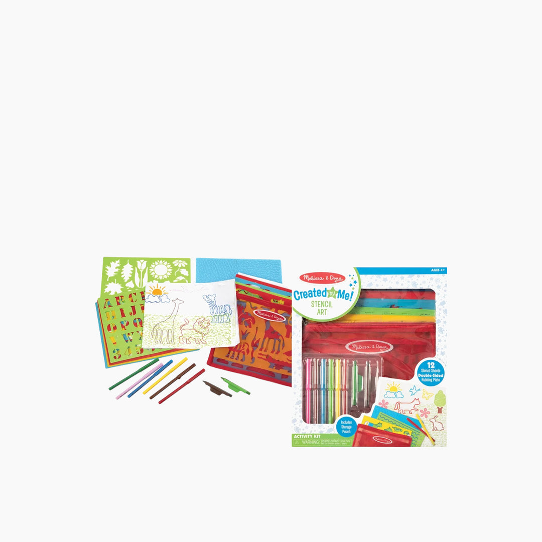 Melissa &amp; Doug Stencil Art Activity Kit - HUNA