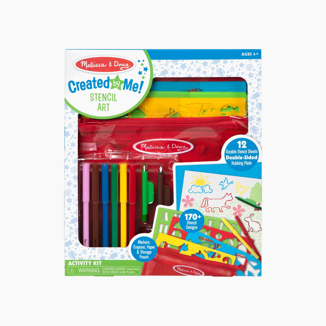 Melissa &amp; Doug Stencil Art Activity Kit - HUNA