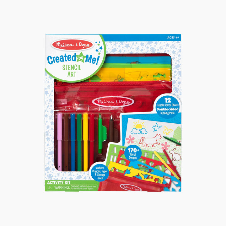 Melissa &amp; Doug Stencil Art Activity Kit - HUNA