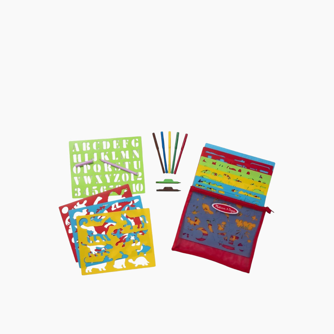 Melissa &amp; Doug Stencil Art Activity Kit - HUNA